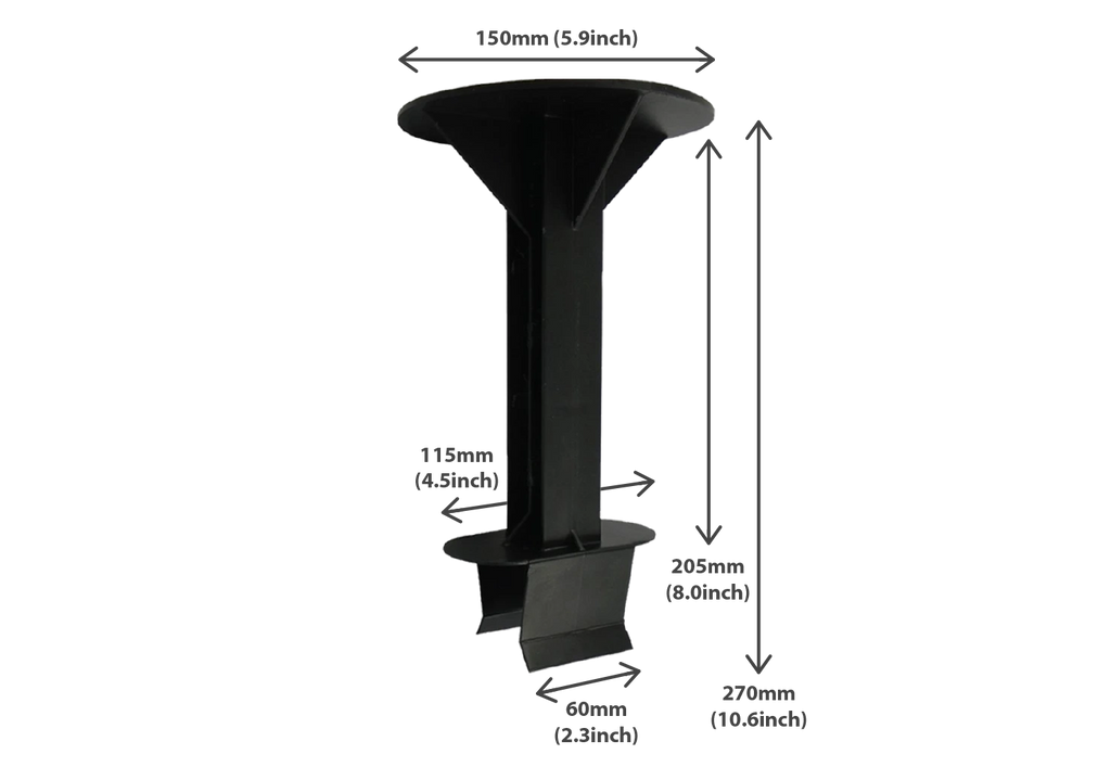 Loft Storage Stilts - Box of 96 (11.3m² Space)