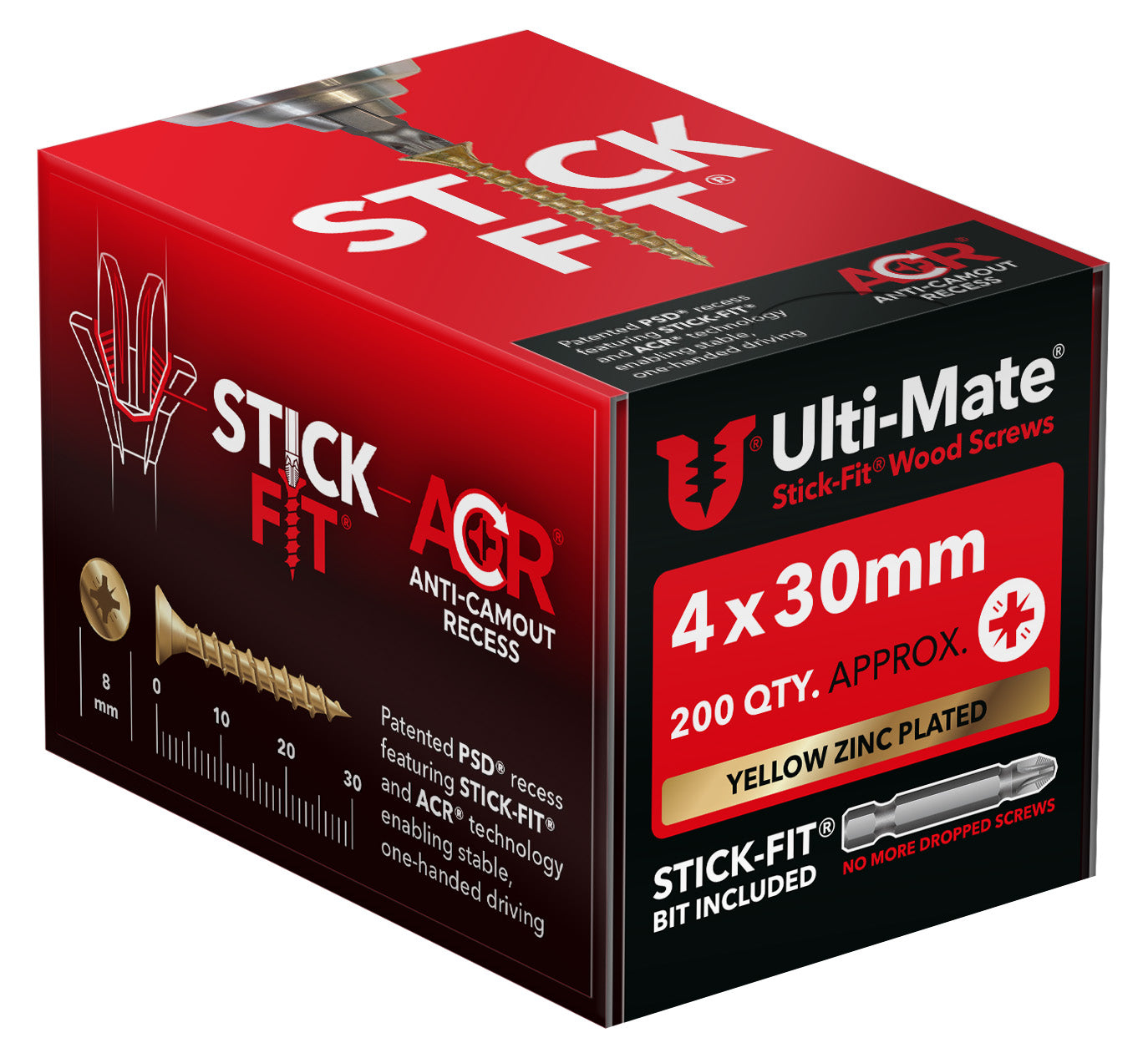 Screws 4.0 x 30mm Multipack - Perfect for Loftstilts