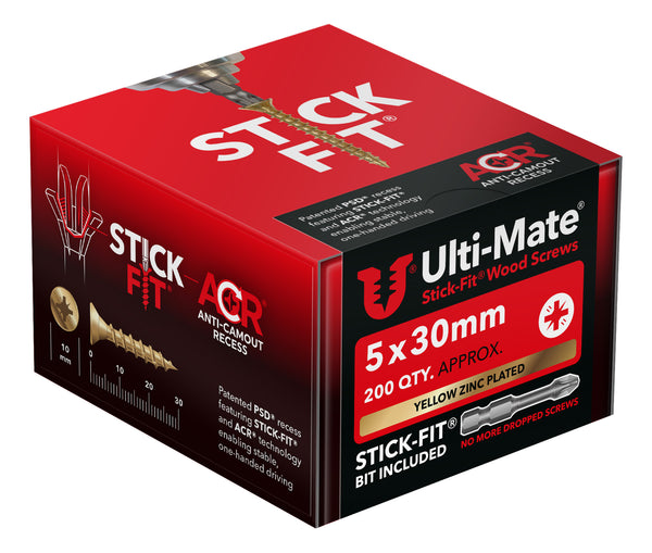 Screws 5.0 x 30mm Multipack - Perfect for Loftstilts